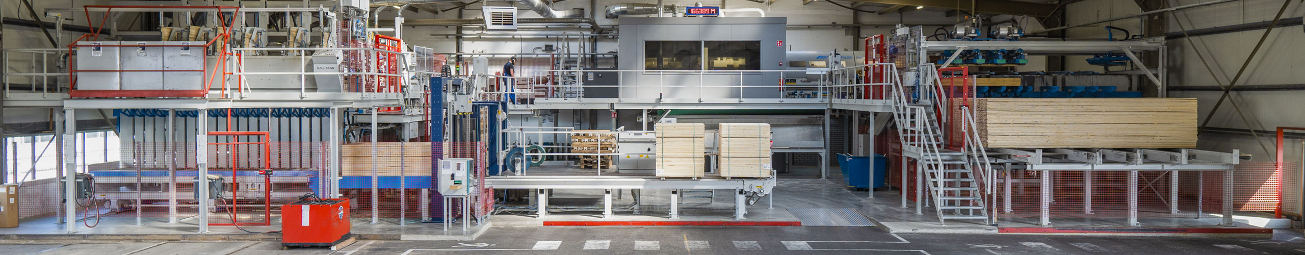 Schaaf-kort-installatie PKF/POST Pallets, voor houten pallets